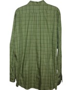 L.L. Bean Mens 100% Cotton Easy Care Plaid Green Button Down Shirt sz La... - £15.24 GBP