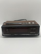 Vintage 1981 Westclox 22636 Digital Alarm Clock Woodgrain TESTED - $11.35