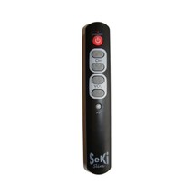 Seki Slim Universal TV Remote with Learning Capability Black  - £26.24 GBP