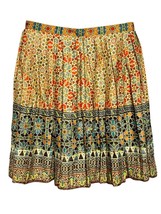 Anthropologie Tanvi Kedia Skirt Women&#39;s Size 2 Small Bohemian Beaded Pleated - £20.18 GBP