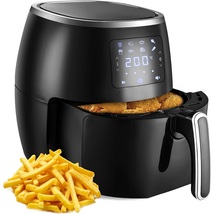 5.8Qt Air Fryer with Digital Display, 8 Cooking Modes, Recipe Book - AF18 - £67.21 GBP