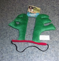 Christmas Holiday Green Reindeer Ears Hat Headband  For Dogs or Cats Bra... - £8.62 GBP
