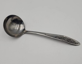 Ekco Silver Eterna Stainless Country Garden Solid Gravy Ladle - £7.75 GBP