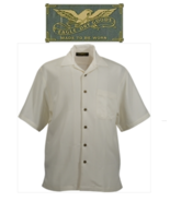 New Eagle Dry Goods Ivory YB Mossiac Camp Shirt - £11.77 GBP