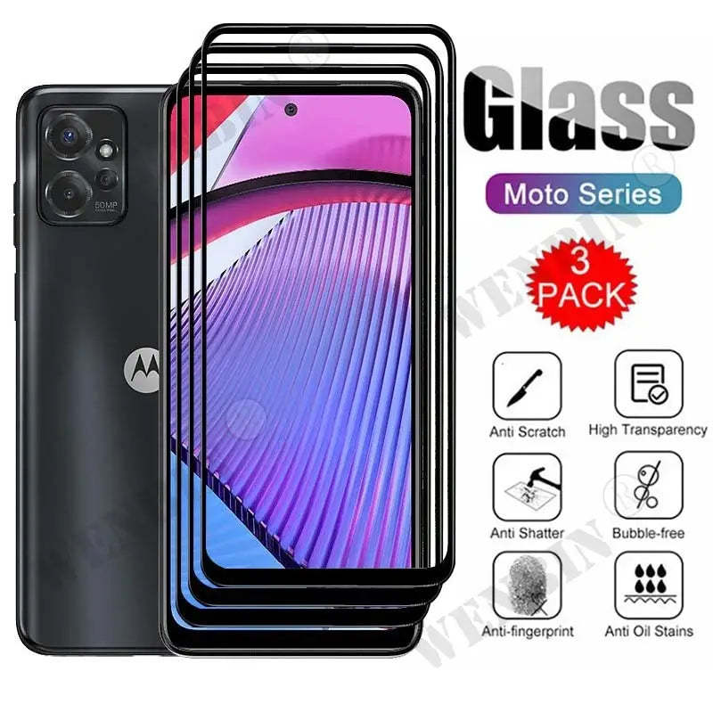 3x Screen Protector Tempered Glass For Motorola Moto G Power 5G Edge 40 Pro G73  - £8.30 GBP - £11.43 GBP
