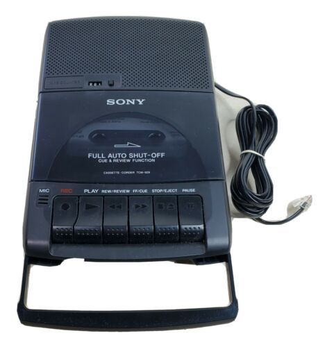 Sony Cassette Recorder TCM-929 Black Color For Parts Not Working - $6.91