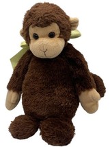 Brown Monkey Plush Toy by Bearington Bears 10” Sitting Soft Bananas Bean... - £14.55 GBP