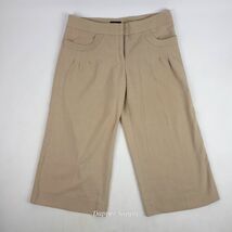 Emphasis Pants Womens 6 Tan Capri Pants Casual Comfort Ladies - $19.99