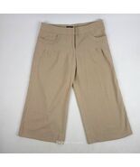 Emphasis Pants Womens 6 Tan Capri Pants Casual Comfort Ladies - $19.99