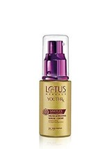 Lotus Herbals Youthrx Jeunesse Activation Serum + Crème 30 ML Peau Face Body - £25.73 GBP