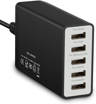 5 port USB charger, perfect suitable for bamboo docking stations, multi port USB - £23.62 GBP