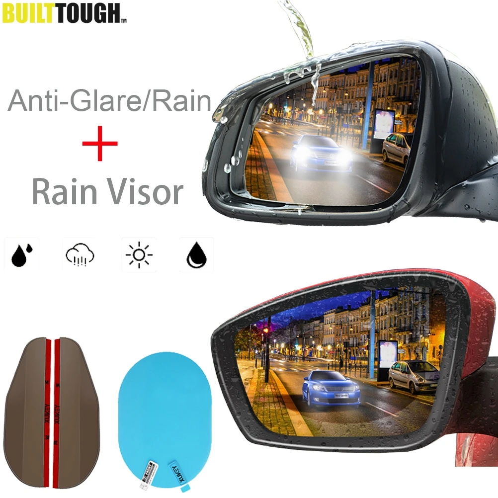 Car Wing Rearview Mirror Anti-Glare Fog Scratcroof Film Side Rear View Gl  Auto  - £53.62 GBP