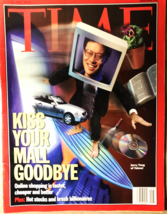 Time Magazine  Kiss Your Mall Goodbye  jerry Yang Online Shopping  July ... - £6.67 GBP