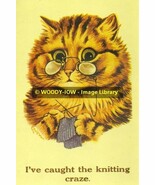 rp11871 - Louis Wain Cat Knitting - print 6x4 - $2.95