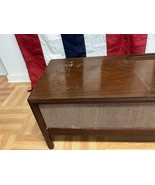 Mid Century Modern RECORD PLAYER COFFEE TABLE cabinet stereo vintage console 60s - $350.00