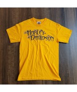 Harley Davidson 2009 Rochester MN Yellow T Shirt S small - £18.72 GBP