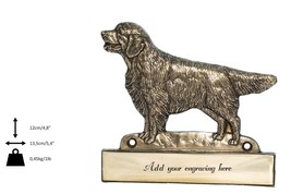 Golden Retriever, dog plaque, can be engraved, limited edition, ArtDog - £61.53 GBP