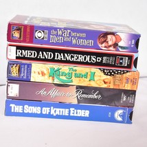 5 VHS Movies The Sons of Katie Elder, An Affair to Remember, The King an... - $11.34