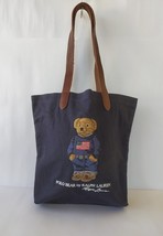 Polo Ralph Lauren Polo Bear Twill Shopper Tote WORLDWIDE SHIPPING FTP / ... - $98.01