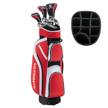10 Pieces Ladies Complete Golf Club Set with Alloy Driver-Red - Color: Red - $5,931.08 MXN