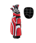 10 Pieces Ladies Complete Golf Club Set with Alloy Driver-Red - Color: Red - €272,50 EUR