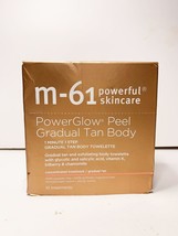 m-61 PowerGlow Peel Gradual Tan Body 1 Minute 1 Step Gradual Tan Body To... - £26.17 GBP