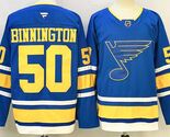 Men&#39;s Jordan Binnington Blue Jersey St. Louis Blues Uniform - $79.00
