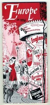 Cunard Line First Class Europe Tours in 1956 Booklet Olson Travel Organization - £21.69 GBP