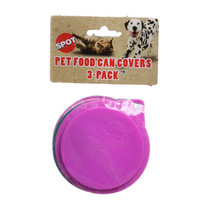 Spot Pet Food Can Cover Assorted Colors 3 count Spot Pet Food Can Cover Assorted - £10.39 GBP
