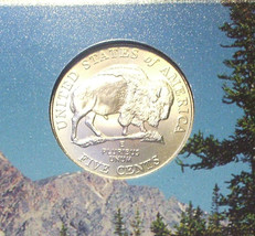 2005-P Jefferson Nickel - Bison - Mint State Coin - Satin -Taken From 6 Coin Set - £6.35 GBP