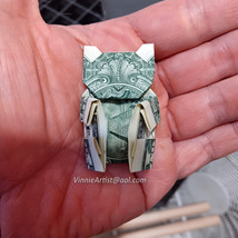 Dollar Origami TEDDY BEAR - Unique One-of-a-kind Handmade Money Gift Idea - $14.95