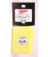 &quot;MGD Light 64 Cal&quot; Beer Wrist Bands Sweat Band Yellow-New Sealed-Coors B... - $14.95