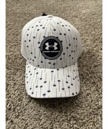 Under Armour Men&#39;s UA Iso-Chill Golf Mesh Hat Cap Summer White Blue Size... - $29.45 CAD