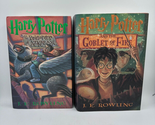 Harry Potter J K Rowlings Books (3 &amp; 4 ) 1st American Edition Azkaban Go... - £9.94 GBP