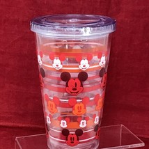 Disney Store Acrylic Tumbler The Faces of Mickey Mouse 16 oz - £20.34 GBP