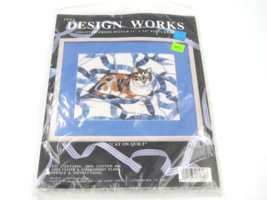 NOS Design Works Cat on Quilt Counted Cross Stitch Kit 1042 - $7.42