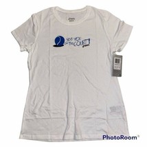 ASICS Womens White Court Tee Shorts Sleeve T-shirt, Size Medium NWT WTN1347-01 - £11.79 GBP