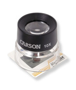 Carson 10X Loupe Magnifier HIGH POWER MAG - SHIPS OUT NEXT DAY! - $27.09 CAD
