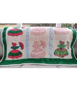 Vintage Handmade Southern Belle Quilt Mult Parasol Country Cottage 82 x ... - £97.46 GBP