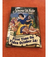Vintage 1994 Snow White First Time On Video Disney Promotional Movie Pin - £7.80 GBP