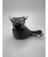 Blown Glass OWL Paperweight 5 x 3.5 inches NB1 - £23.50 GBP