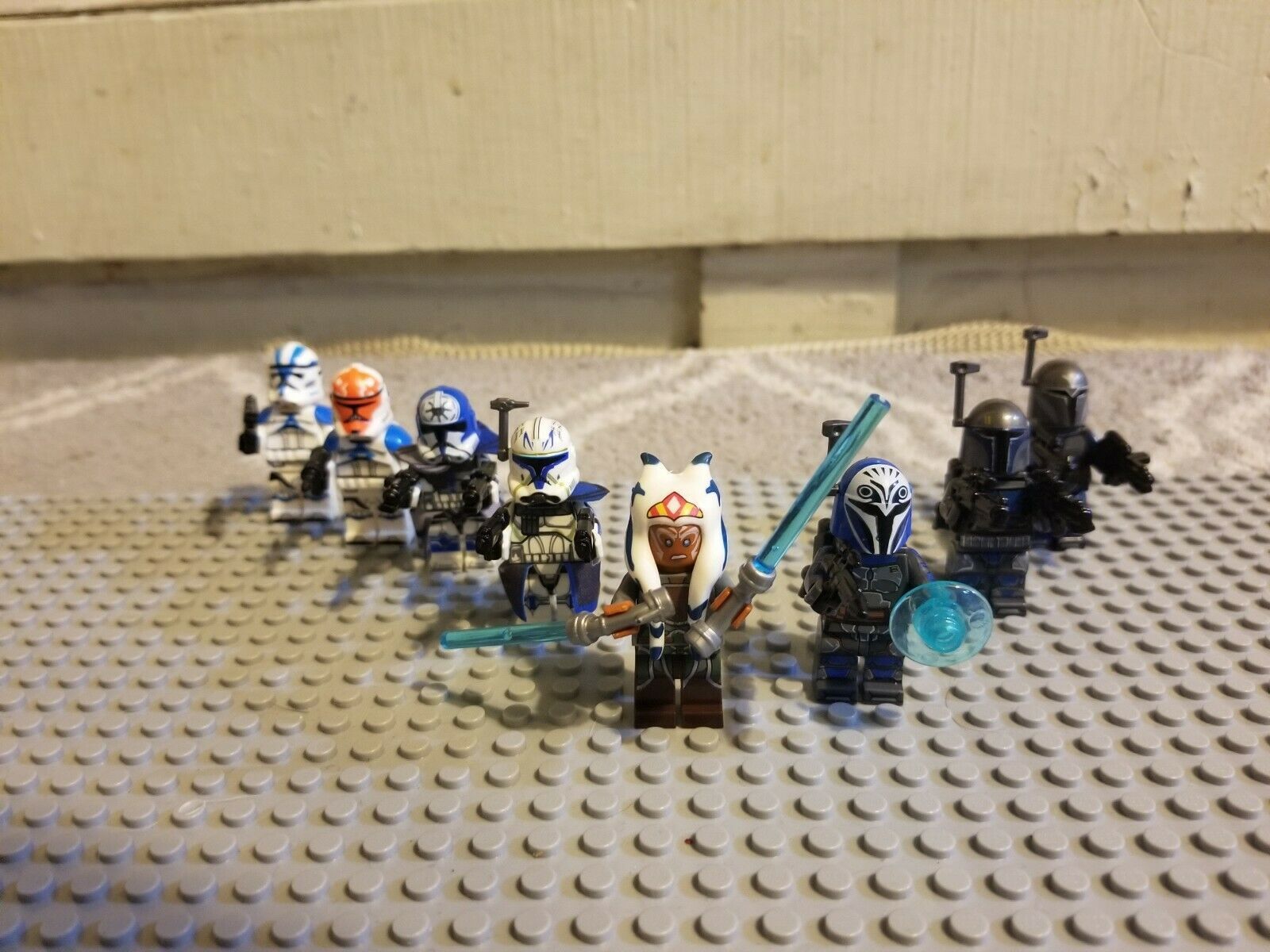 8Pcs Ashoka Tano Death Watch Bo Katan Commander Jesse Star Wars Minifigures Toys