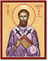 Catholic icon of Saint Augustine of Hippo  - £157.29 GBP+