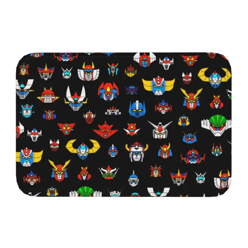 Ufo Robot Logo Front Door Floor Mats Indoor Goldorak Grendizer Mazinger Z Doorma - £12.64 GBP