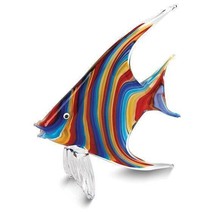 Badash Rainbow Tropical Fish Handcrafted Glass Figurine - £78.30 GBP