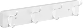 Heavy Duty Coat Rack Wall Mount - White Coat Hooks Wall Mounted For Sunglasses - $21.93