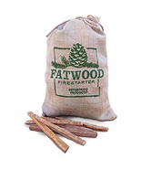 Better Wood Products Fatwood Firestarter Burlap Bag, 4-Pounds - $26.55