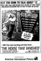 The House That Vanished - 1974 - Movie Poster - $32.99