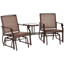 Outsunny Patio Glider Swing: 2-Seat Rocking Chair - $272.99