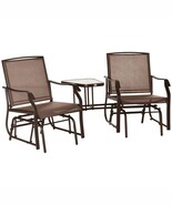 Outsunny Patio Glider Swing: 2-Seat Rocking Chair - $373.37 CAD